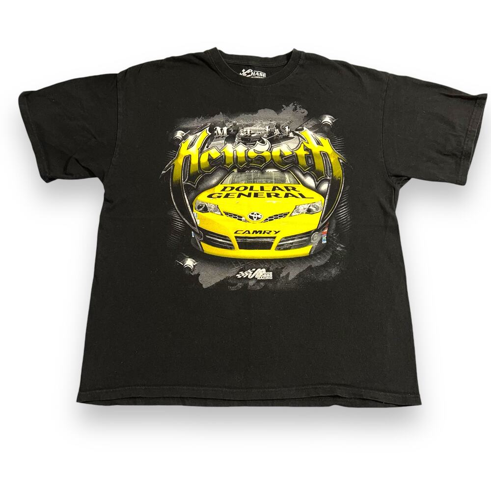Nascar Matt Kenseth Dollar General Unisex Racing T Shirt Top Black Yellow XL